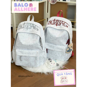 BaLo (XINHXINH) [ORDER] Baloo Nam Nữ Thêu Chữ Đơn Gi ản Chống Nước BL162
