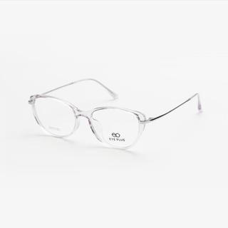 Gọng Kính Cận Mắt Mèo Eye Plus 82470 Nhựa Phối Càng Titanium Nhẹ Êm Phong Cách Thời Trang Hiện Đại