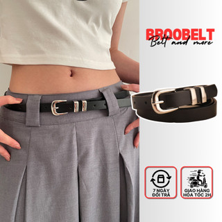 Thắt lưng nữ nam y2k phong cách retro bản nhỏ 1.8cm, dây nịt unisex thời trang vintage TL86