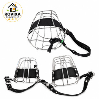 Rọ Mõm Chó Inox Size S/M/L | Rọ Mõm Thép Không Gỉ Chống Cắn, Chống Ăn Bậy