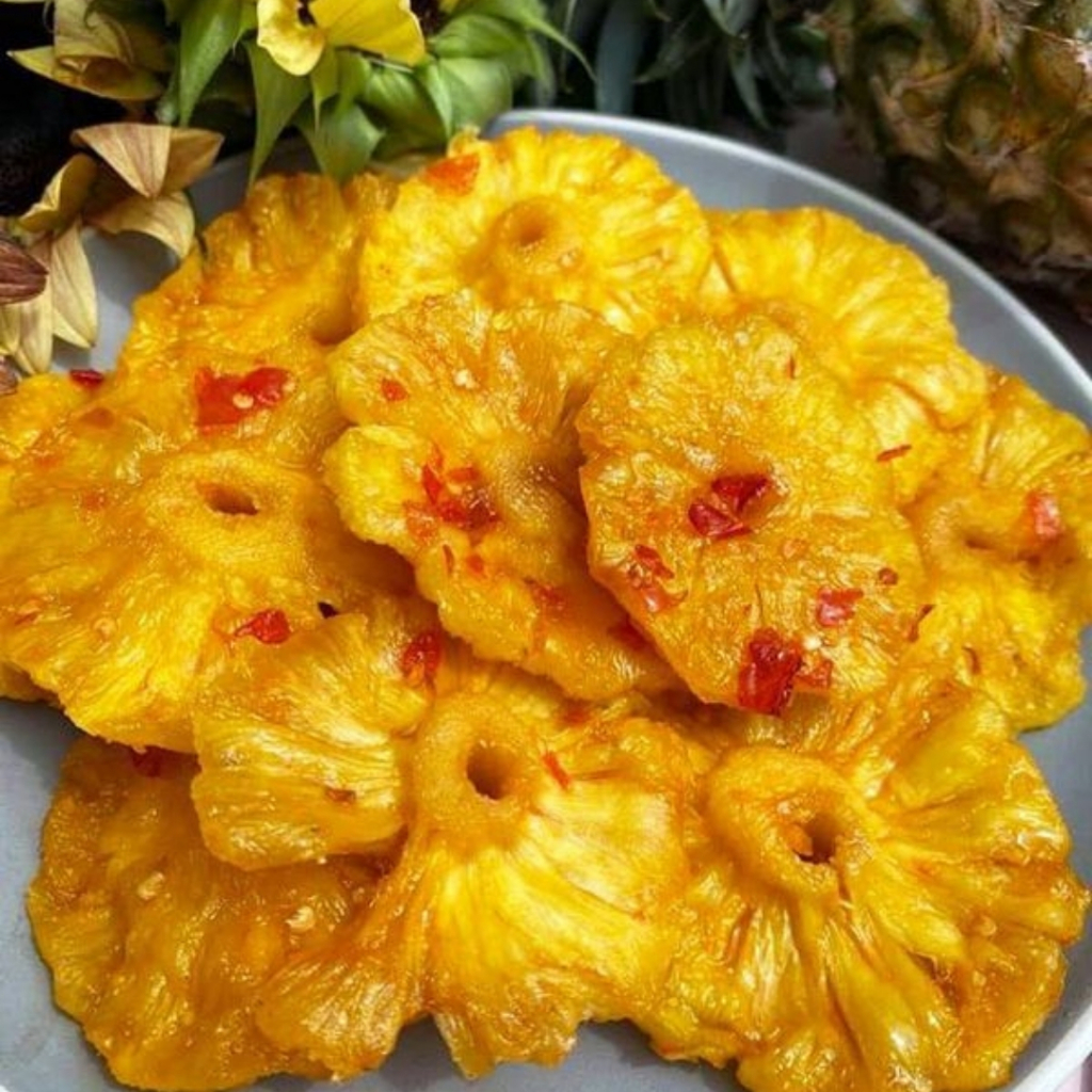 THƠM SẤY DẺO MUỐI ỚT AMAI LOẠI 1 KHÔNG CHẤT BẢO QUẢN, CHUA CAY ĐẬM VỊ, ĂN VẶT HEALTHY