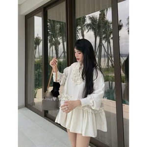Bộ Áo Bèo Kèm Quần Siêu Sang Chất Liệu Thoáng Mát by Chamie Store