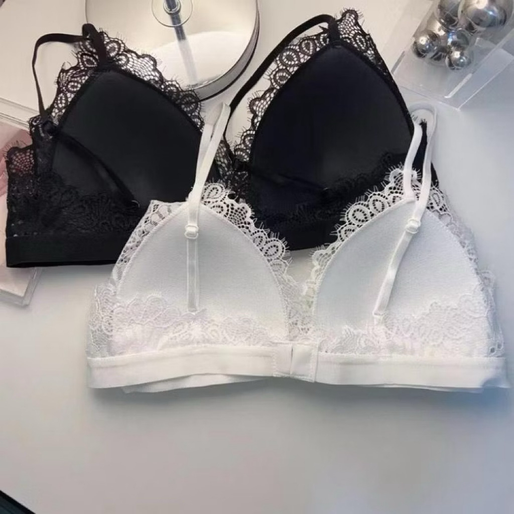 Áo lót nữ ❤️ áo bra ren mềm cài sau có đệm 3011