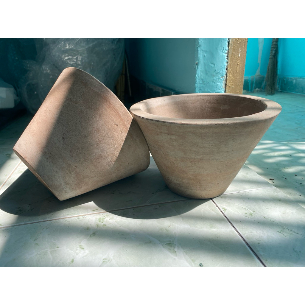 Chậu khóm -Chậu Đất Nung-Tuibanchau