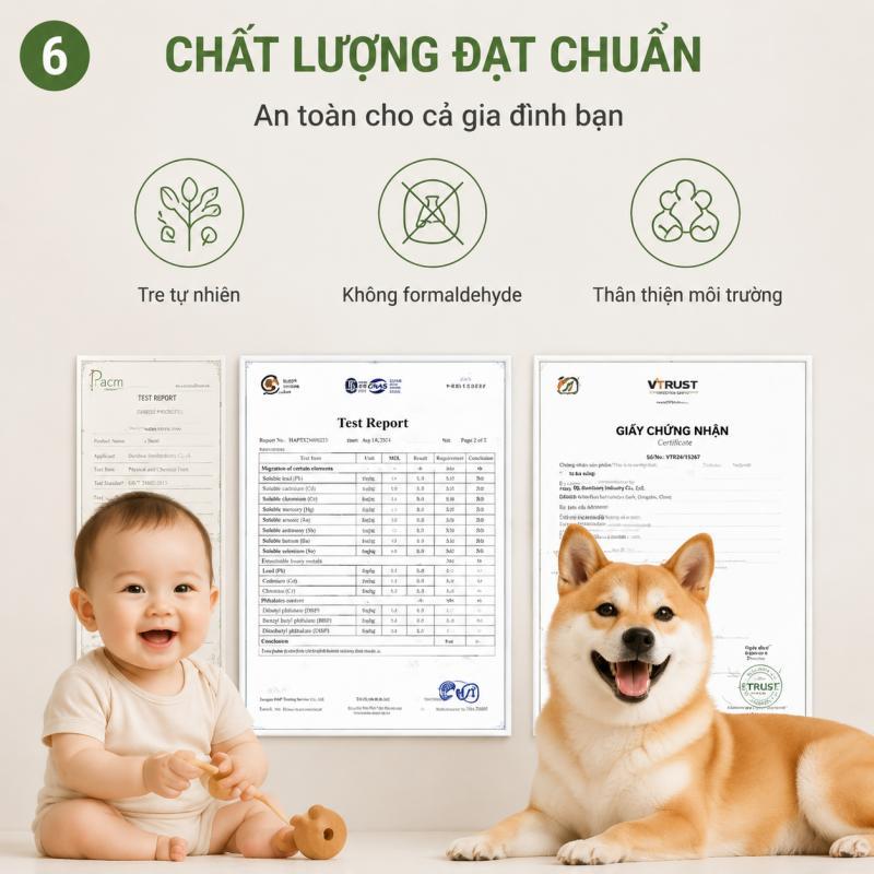 Kệ Sách Tre Trúc Đa Năng tre nguyên khối chống ẩm an toàn tối ưu không gian bảo hành ship nhanh