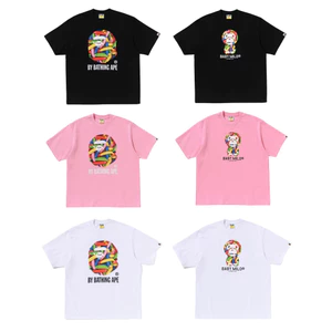 Áo Thun Bape Milo Color cao cấp - 100% Cotton 250GSM Raven Studio
