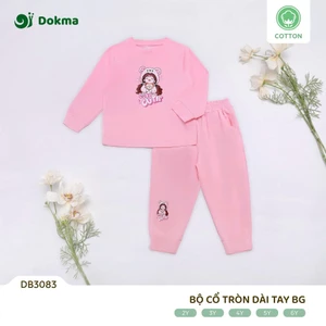 Bộ Dài Tay Bo Gấu Dokma Bé Gái DB2425 DB3083 DB3086 DB3082