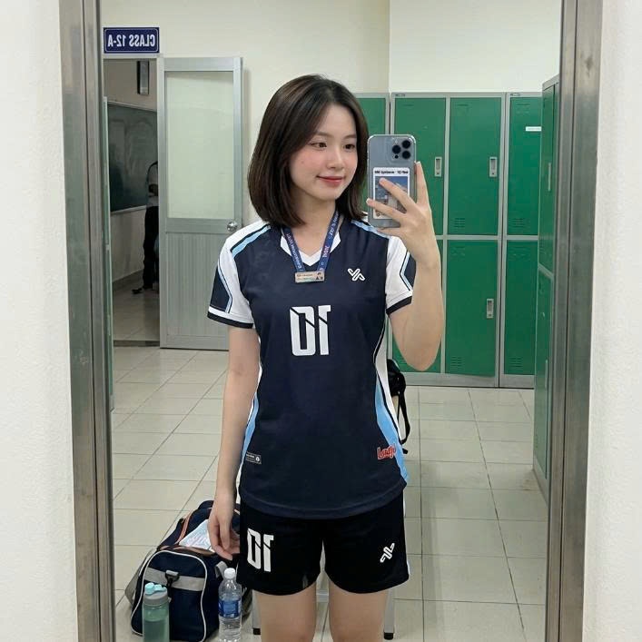 Bộ quần áo bóng chuyền nam nữ LONG ZHU thi đấu, tập luyện – in tên số theo yêu cầu, thấm hút mồ hôi