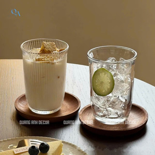 SET 6 Ly Thủy Tinh Cao Cấp Chịu Nhiệt MIỆNG LOE | Cốc Uống Cà Phê, Soda, Matcha latte - DECOR, cafe