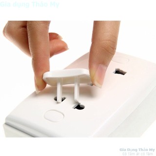 (SET 10) Nút Chặn Ổ Điện Hình Gấu (C22), Nắp Che Ổ Cắm Điện Bằng Nhựa Dễ Thương Bảo Vệ An Toàn Cho Nhà Có Bé Nhỏ