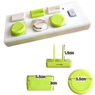 (SET 10) Nút Chặn Ổ Điện Hình Gấu (C22), Nắp Che Ổ Cắm Điện Bằng Nhựa Dễ Thương Bảo Vệ An Toàn Cho Nhà Có Bé Nhỏ