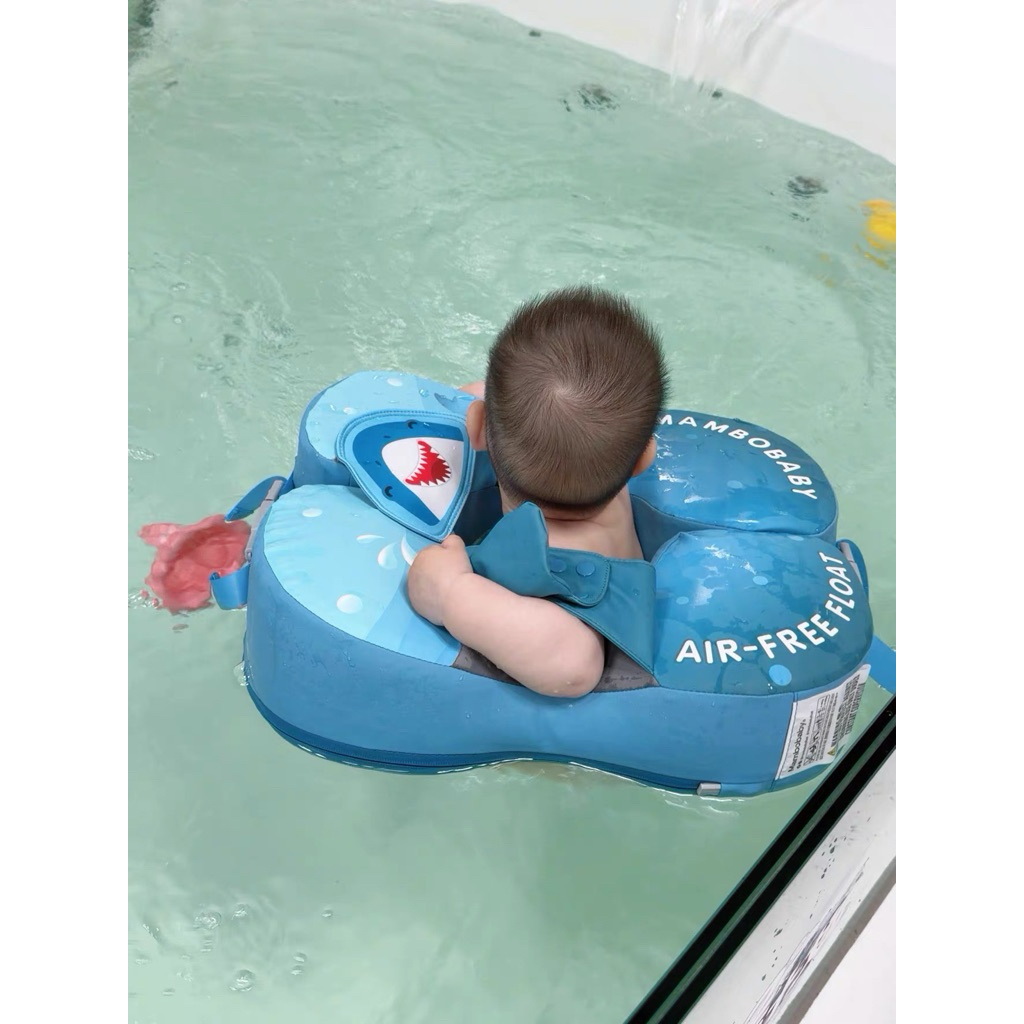 (có đũng) Áo phao, phao bơi chống lật luồn tay Mambobaby mẫu ong vàng cao cấp cho bé