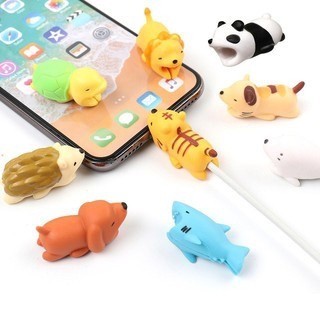 Thú Gắn Bảo Vệ Cáp Sạc Hình Thú Ngộ Nghĩnh Bảo Vệ Cáp Sạc, Tai Nghe Chống Đứt Gãy - Nhiều Hình Thú Shop Giao Ngẫu Nhiên