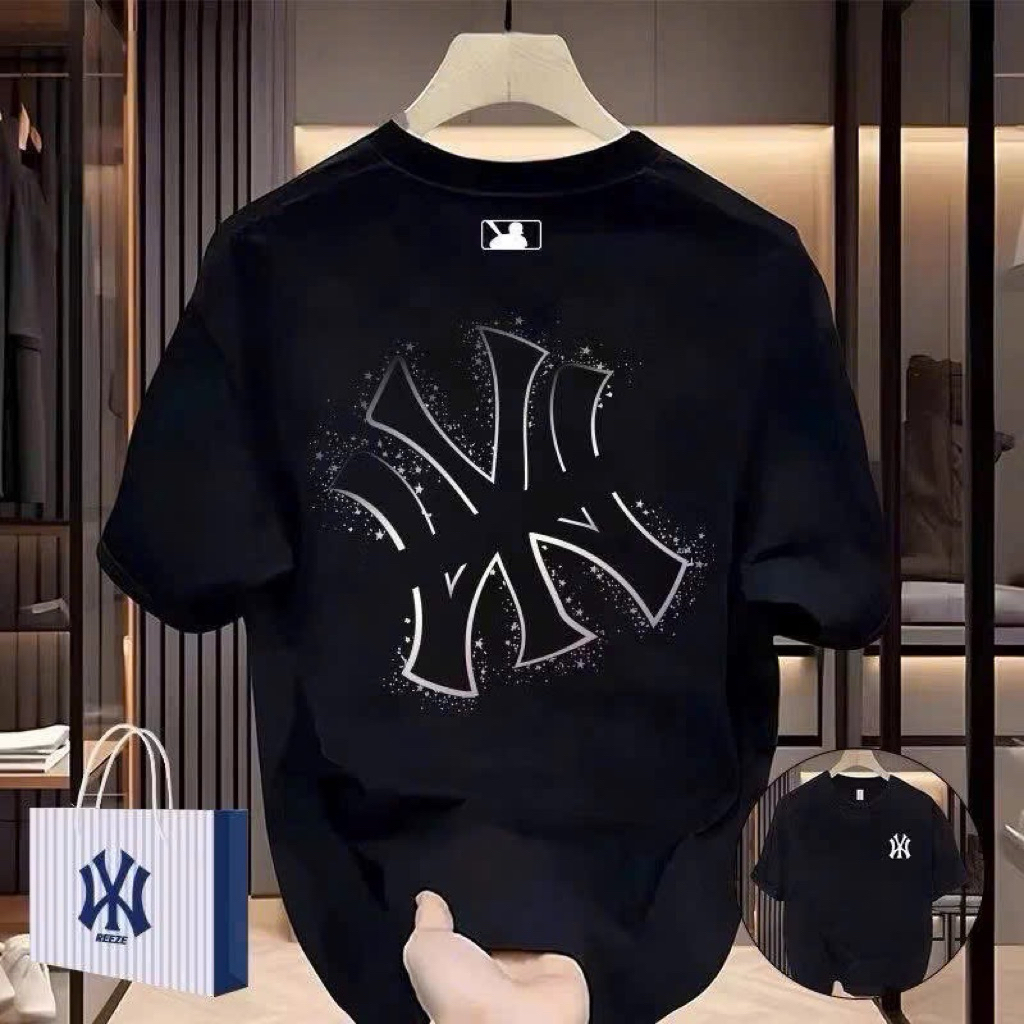 Áo Phông MLB Nam Nữ 100% cotton định lượng 265gsm mềm mại - NY Ngàn Sao