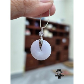 Mặt dây chuyền ngọc phỉ thúy tuyp A giao kèm kiểm định hòan hảo gắn móc hợp kim hoặc xâu dây đỉnh chu free hòan hảo