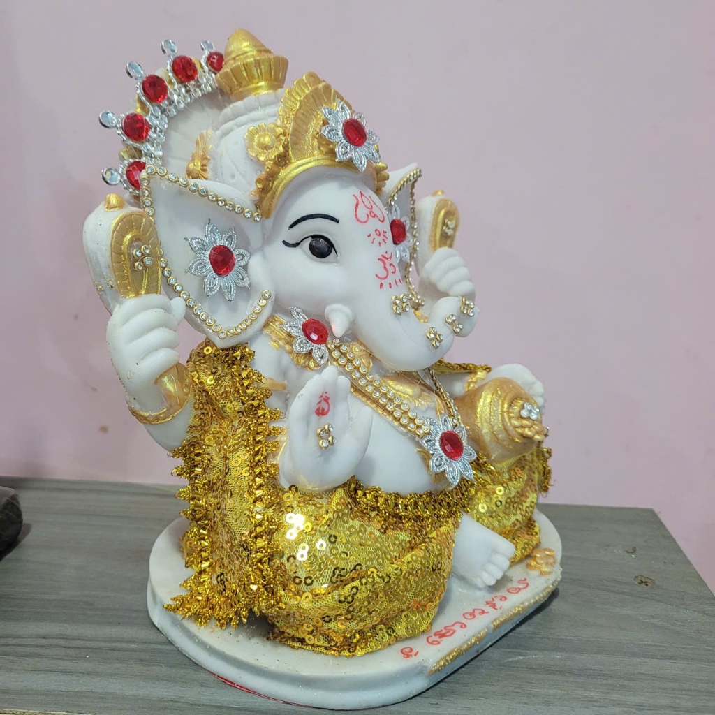 Tượng Trang Trí Voi Ganesha Cao 22cm – Sang Trọng, Thu Hút