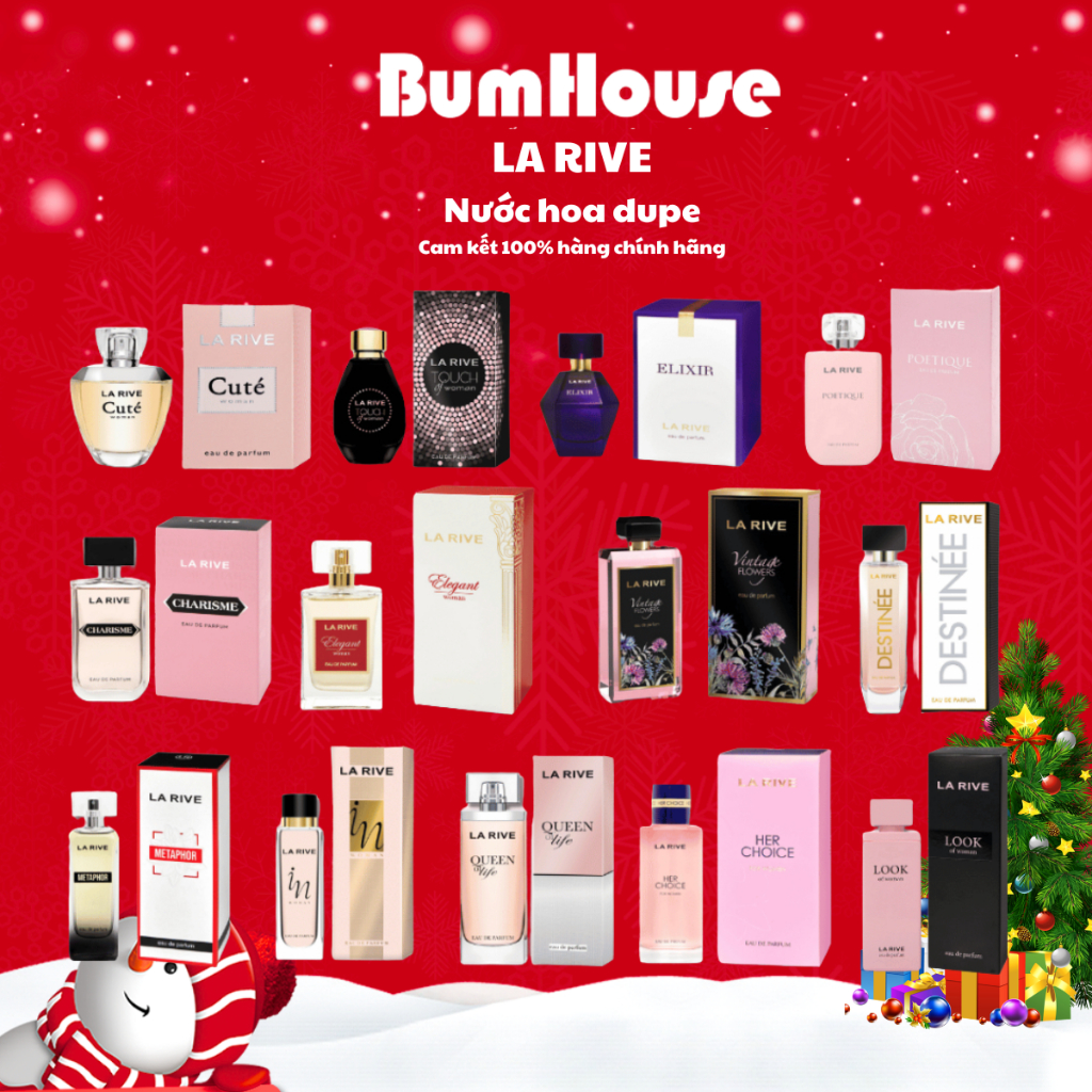 Nước Hoa Nữ La Rive Poetique/Destinée/Her Choice /Elegant Woman/I Am Ideal/ In Love EDP 75ml 90ml 100ml