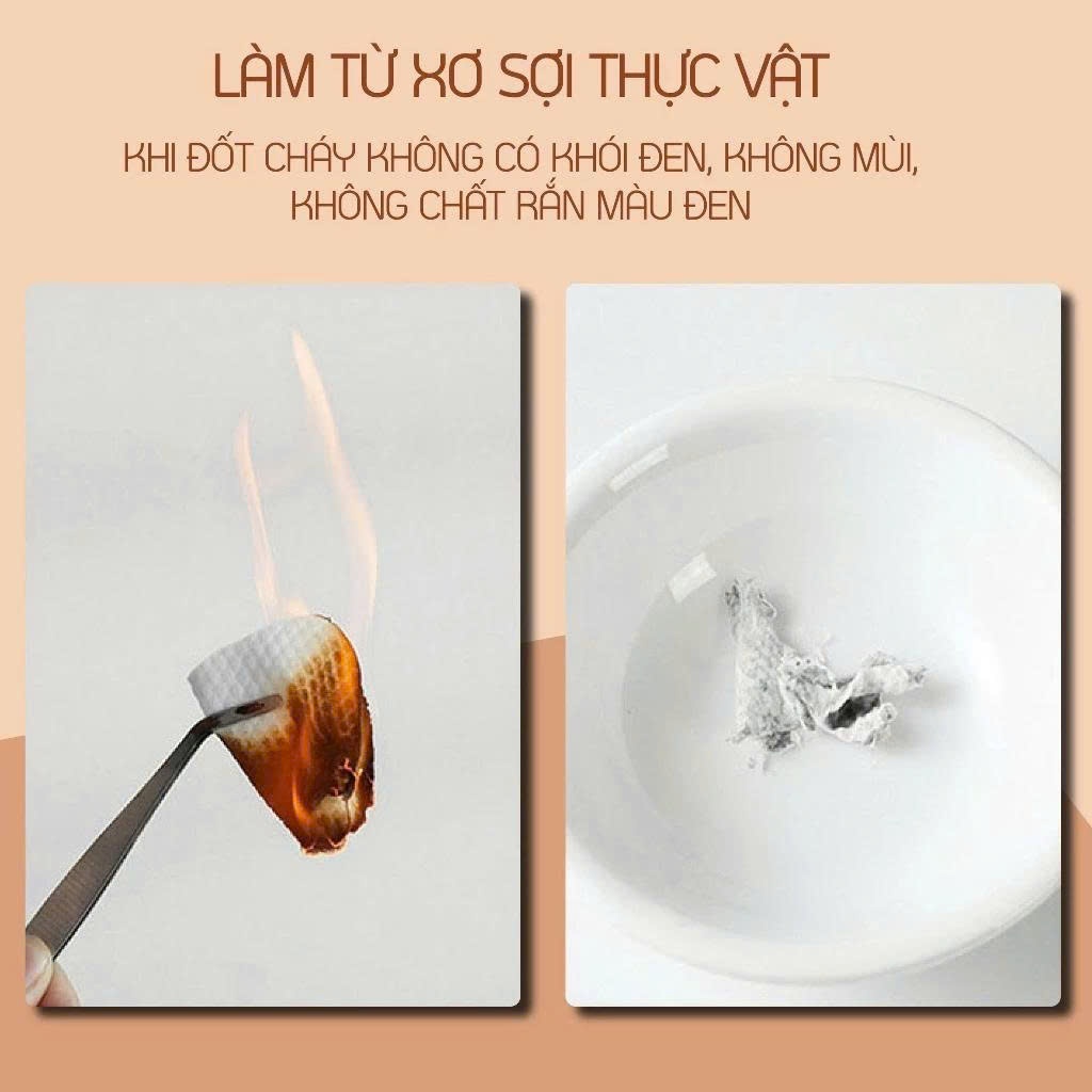 Giấy Rút Đáy TOMIE Đa Năng Cao Cấp Mềm Mịn Thấm Hút Tốt Dùng Tẩy Trang Lau Mặt (100 Tờ/ Gói) (175x128mm)