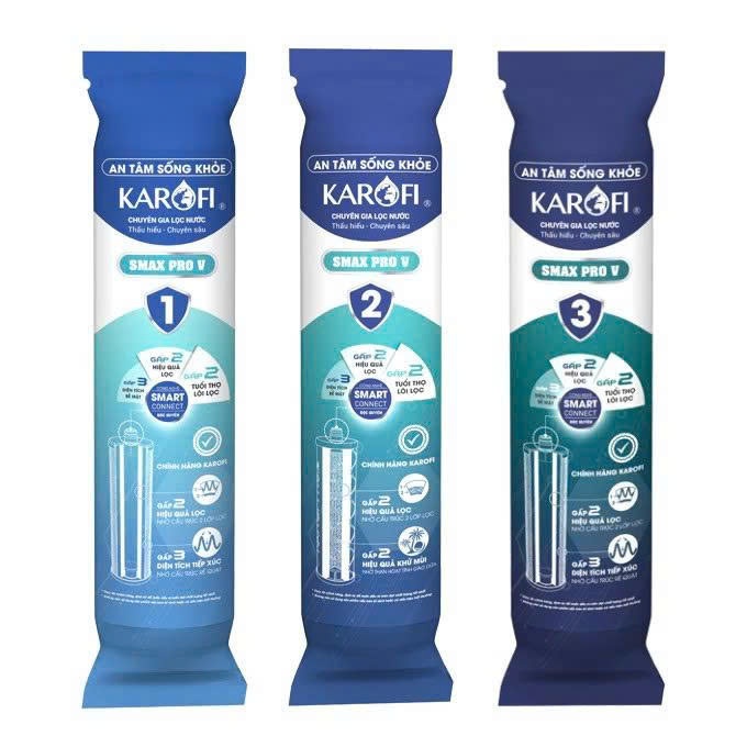 Lõi Số 1 Karofi S1 SMAX Pro V Chính Hãng – Lõi PP 5 Micron Karofi