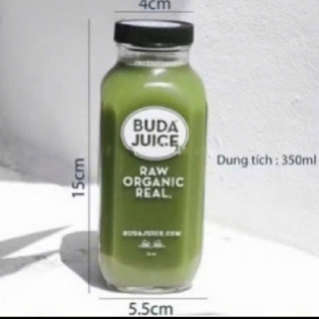 Combo 5 Chai Thuỷ Tinh Vuông Lùn Dung Tích 300ML Và 500ML Đựng Nước Ép, Sinh Tố ...