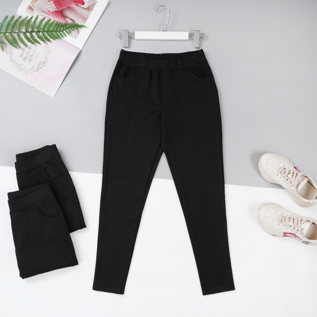 Quần Legging Nữ OHANLY – Quần Ôm Nữ Umi Hàn Co Giãn Tôn Dáng Mặc Đi Chơi Tập Gym Yoga