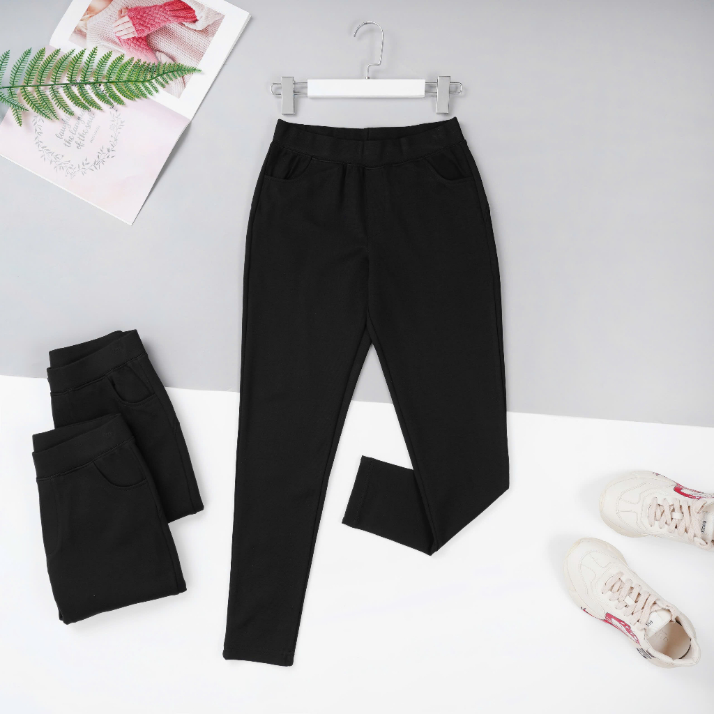 Quần Legging Nữ OHANLY – Quần Ôm Nữ Umi Hàn Co Giãn Tôn Dáng Mặc Đi Chơi Tập Gym Yoga