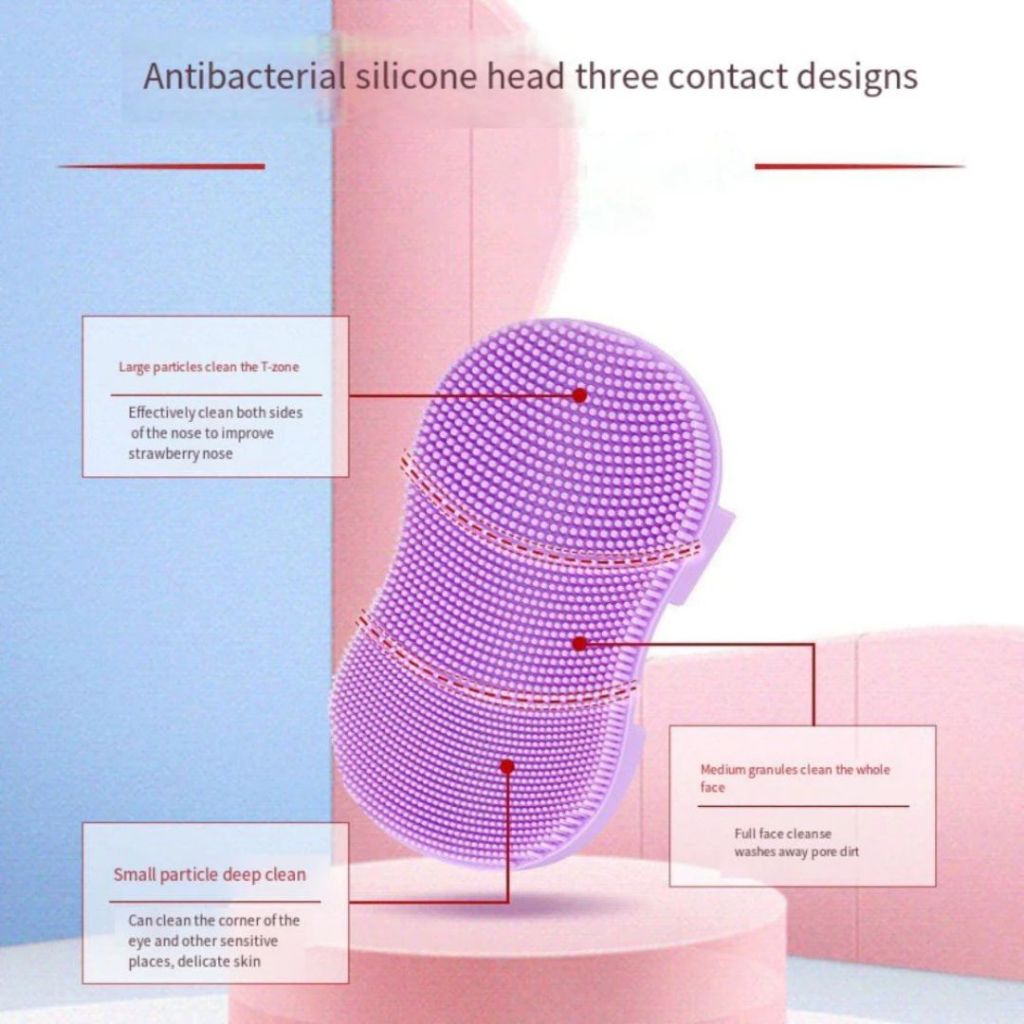 Bàn Chải Rửa Mặt Silicon ALOHOME – Cọ Rửa Mặt Massage Mềm Mại, Làm Sạch Sâu Da Mặt