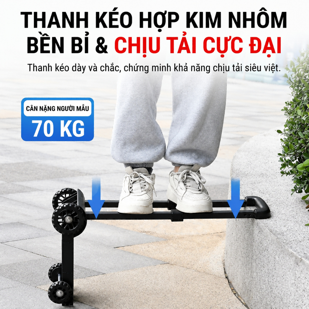 xe kéo đồ gấp gọn thông minh xe đẩy đi chợ mini chống đau lưng chịu lực 150kg khung gia cố chắc chắn bỏ vừa balo