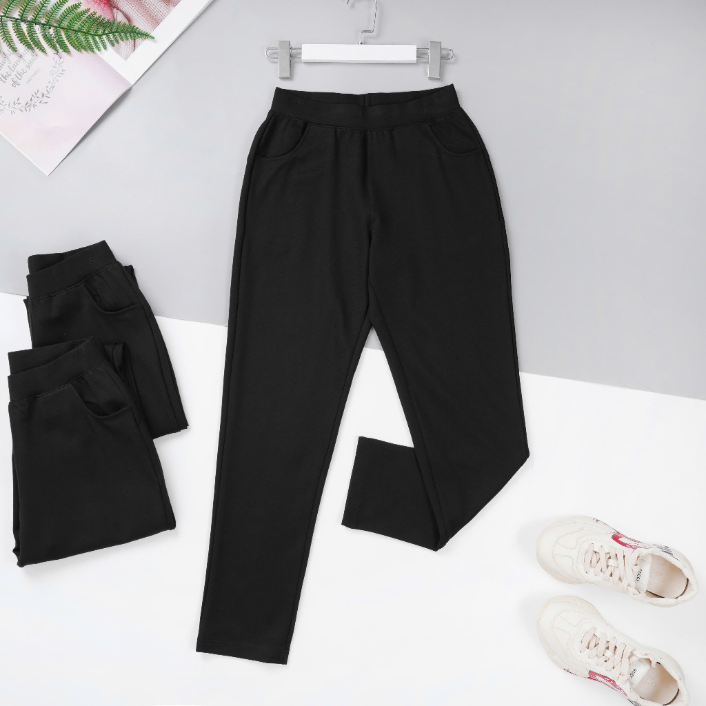 Quần Legging Nữ Trung Tuổi OHANLY – Quần Nữ Umi Hàn Form Suông Co Giãn Mặc Đi Chơi Đi Làm