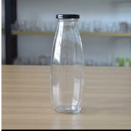 Combo 5 Chai Thuỷ Tinh 500ML Lắp Thiêc Đựng Sữa Hạt, Nước Ép, Sinh Tố