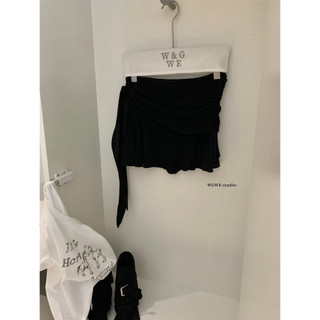 𝐏𝐡𝐢𝐞𝐧 𝐖𝐆𝐖𝐄 | (Sẵn) w9731 Chân Váy Xoè Bèo Buộc Cạp 2 Màu Basic