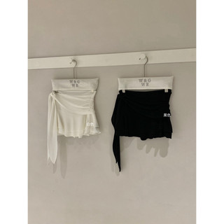 𝐏𝐡𝐢𝐞𝐧 𝐖𝐆𝐖𝐄 | (Sẵn) w9731 Chân Váy Xoè Bèo Buộc Cạp 2 Màu Basic