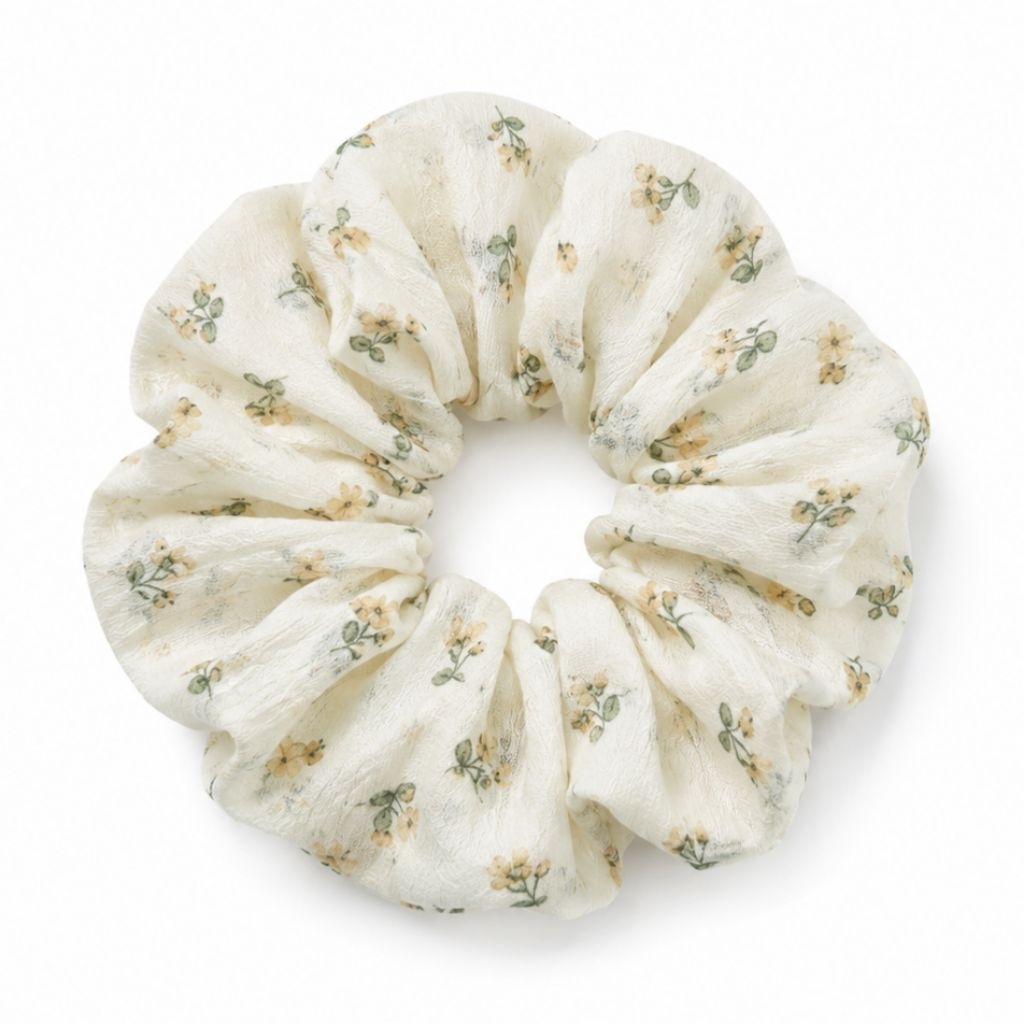 [quà tặng cùng họa tiết với váy] Scrunchies vải xô muslin, nhiều mẫu họa tiết, nhiều size