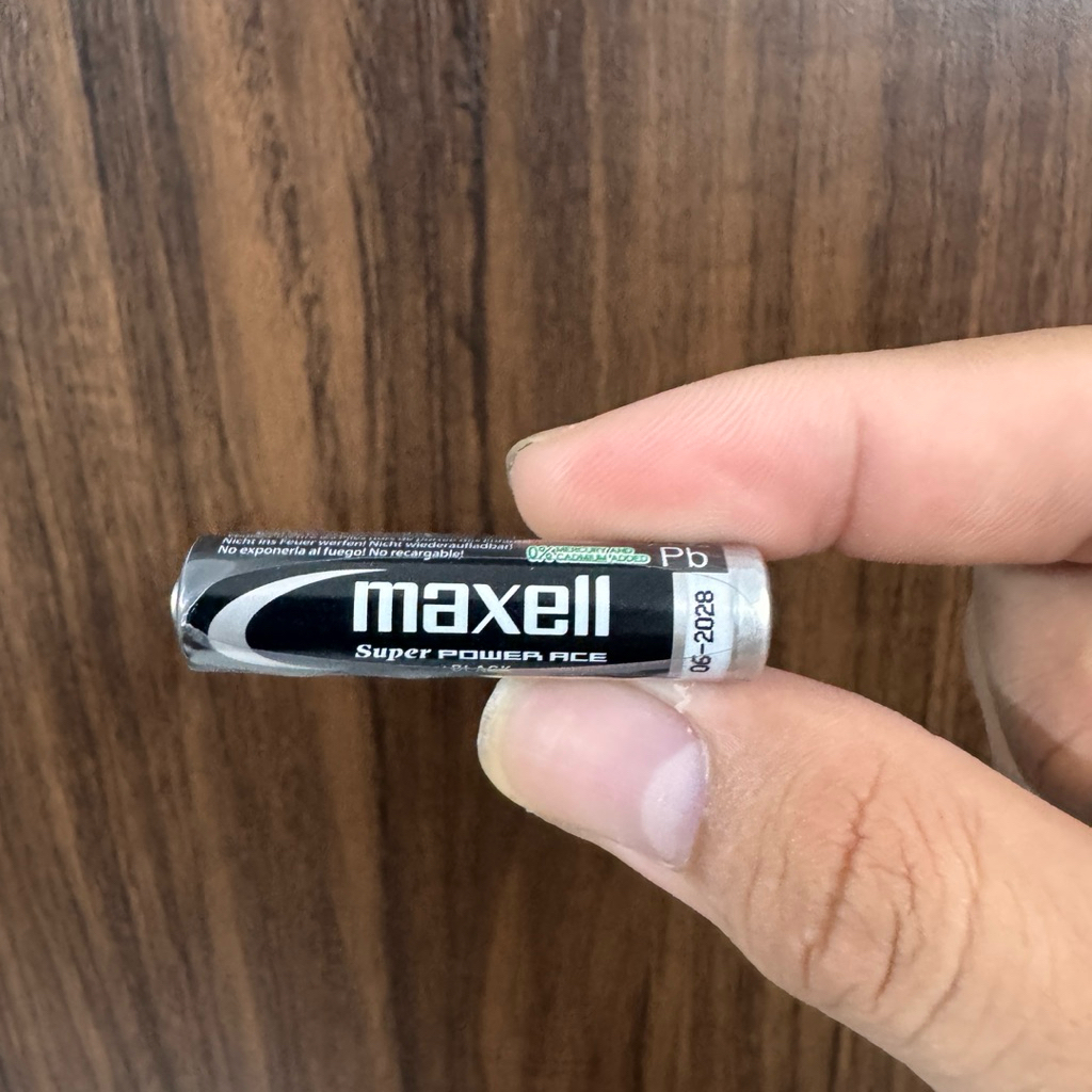 Pin Đũa AAA Maxell Super Power Ace Black 1.5V Chính Hãng Pin AAA Maxell Cho Remote Chuột Không Dây Đèn Pin