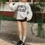 Áo thun tay dài WHENEVER ATELIER BASIC LOGO EMBROIDERED hình thêu chuẩn nét, vải cotton siêu dày, không bị xù lông CONE