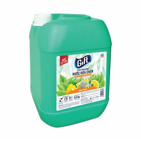 Nước rửa chén Gift 9.5 kg hương Chanh chính hãng