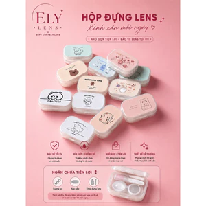 khay gương và bộ dụng cụ đeo lens ( màu ngẫu nhiên)