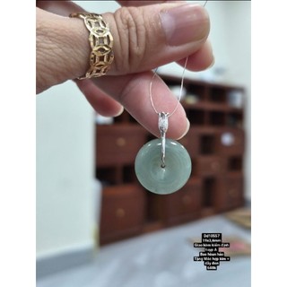 Mặt dây chuyền ngọc phỉ thúy tuyp A giao kèm kiểm định hòan hảo gắn móc hợp kim hoặc xâu dây đỉnh chu free hòan hảo