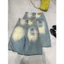 Quần Jeans ngố bạc màu rách gấu, quần bò lửng cạp cao 570 TCHOOSE