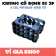 Khung Nhựa Cố Định Pin 10 Cell - 15 Cell Pin 18650 Nhựa ABS - Có Lỗ Bắt Vít Mạch Bảo Vệ Vĩ Gia Shop