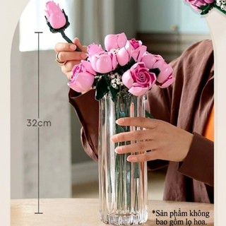 Đồ chơi mô hình lắp ráp Bó hoa hồng - Thiết Kế Chi Tiết Dễ Lắp Ráp Chất Lượng Cao