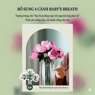 Đồ chơi mô hình lắp ráp Bó hoa hồng - Thiết Kế Chi Tiết Dễ Lắp Ráp Chất Lượng Cao