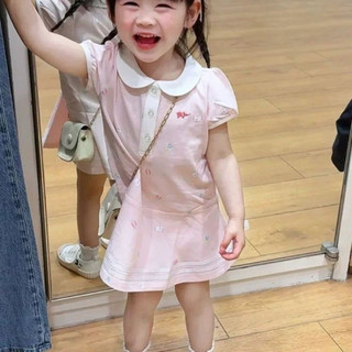 Váy cổ búp bê công chúa cho bé gái