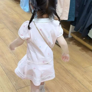 Váy cổ búp bê công chúa cho bé gái