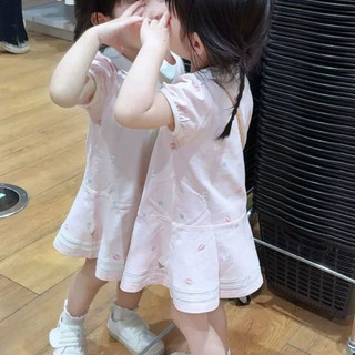 Váy cổ búp bê công chúa cho bé gái