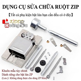Full bộ dụng cụ sửa chữa, thay linh kiện ruột Zippo