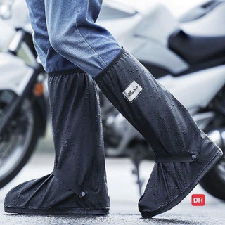 Ủng Đi Mưa Có Khoá Kéo 2 Lớp, Bọc Giày Đi Mưa Cổ Cao Chống  Thấm 100% Trơn Trượt, Chất Liệu PVC Cao Cấp