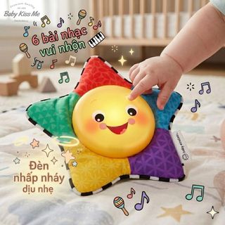 Đồ Chơi Treo Nôi Xe Đẩy Baby Einstein Star Bright Symphony – Phát Nhạc, Đèn, 20 Giai Điệu Cho Bé Sơ Sinh