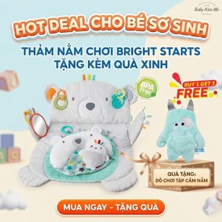 Thảm Nằm Chơi Tummy Vận Động Cho Bé Sơ Sinh - Bright Starts Tummy Time Prop & Play
