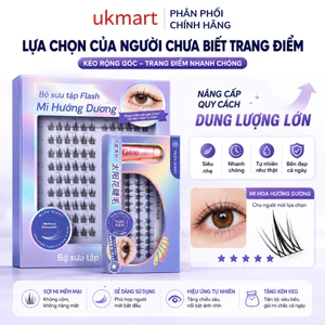 Mlen Diary Mi giả hoa hướng dương 9-12mm C cong Lông mi giả tự nhiên cho người mới bắt đầu